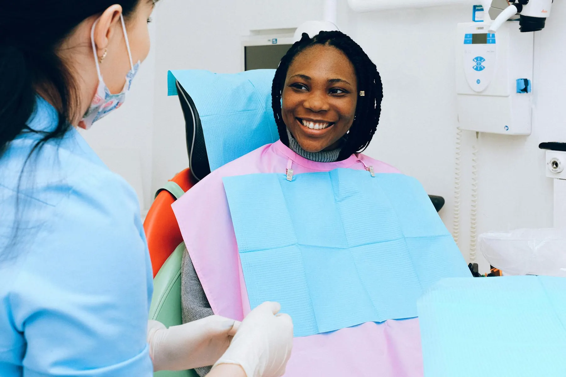 A radiant, healthy smile after professional whitening treatment